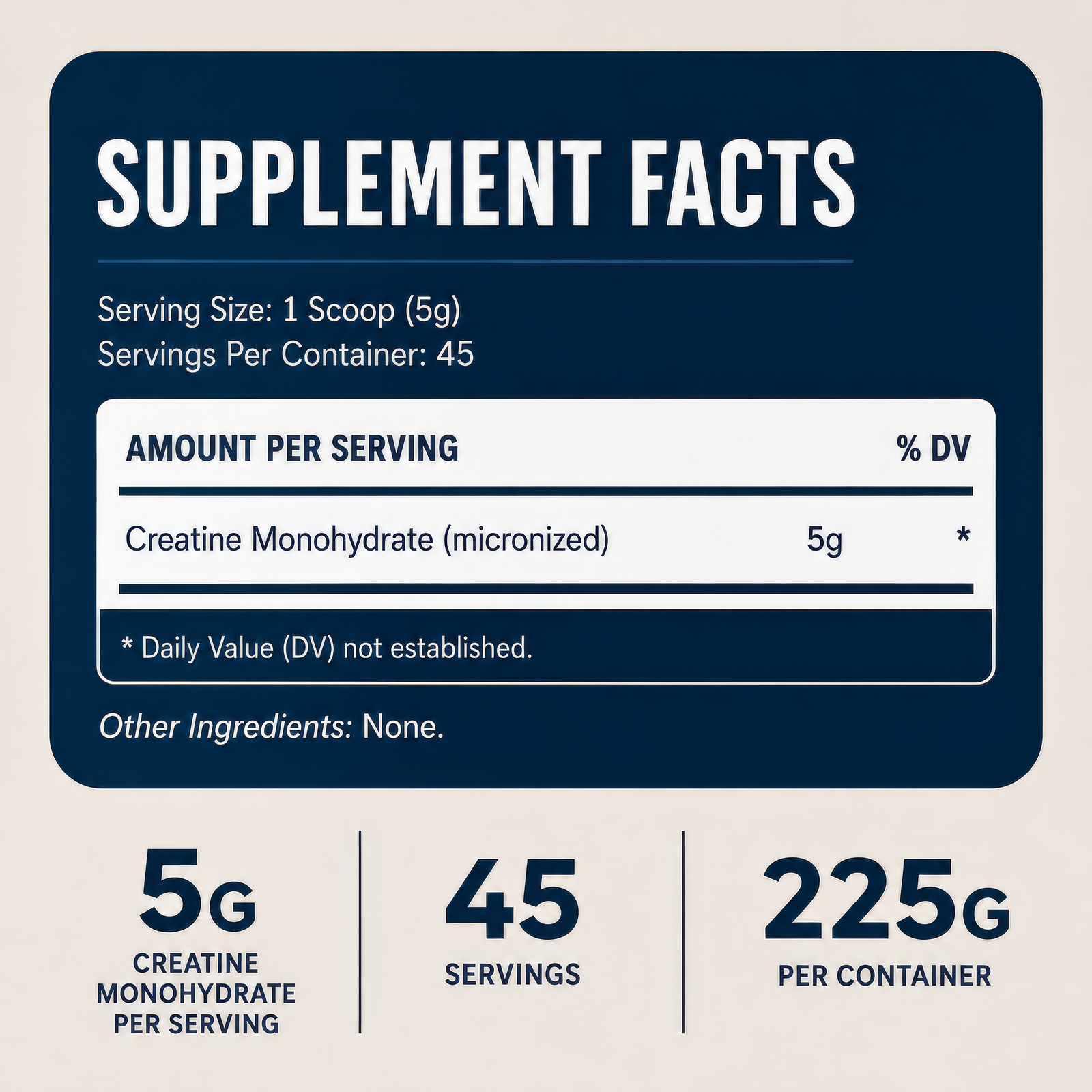 Foundation Creavitalis Micronized Creatine