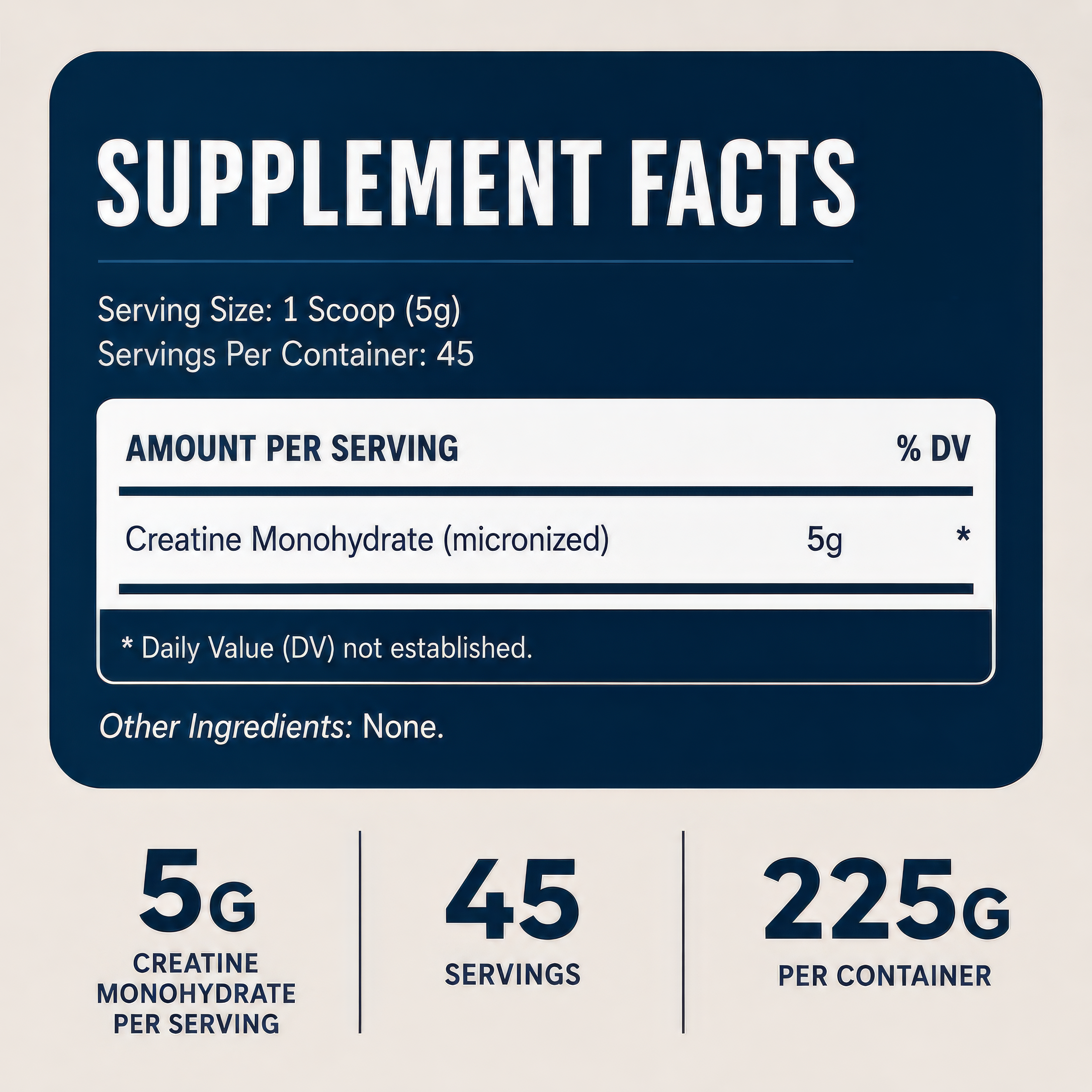Foundation Creavitalis Micronized Creatine