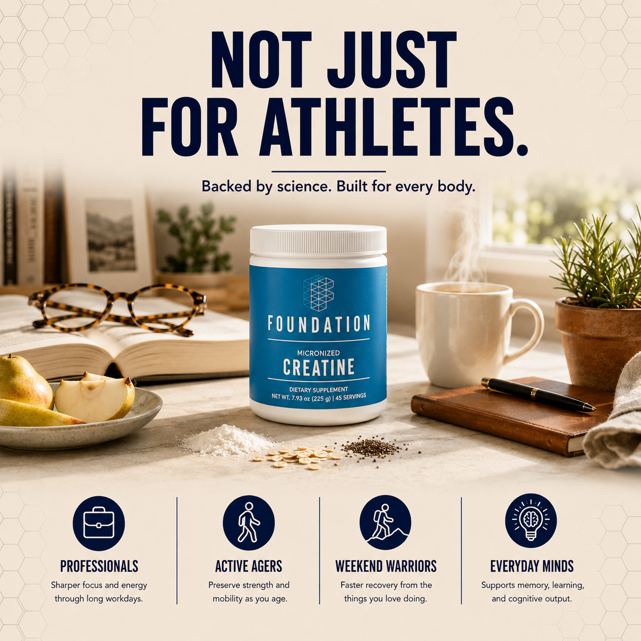 Foundation Creavitalis Micronized Creatine